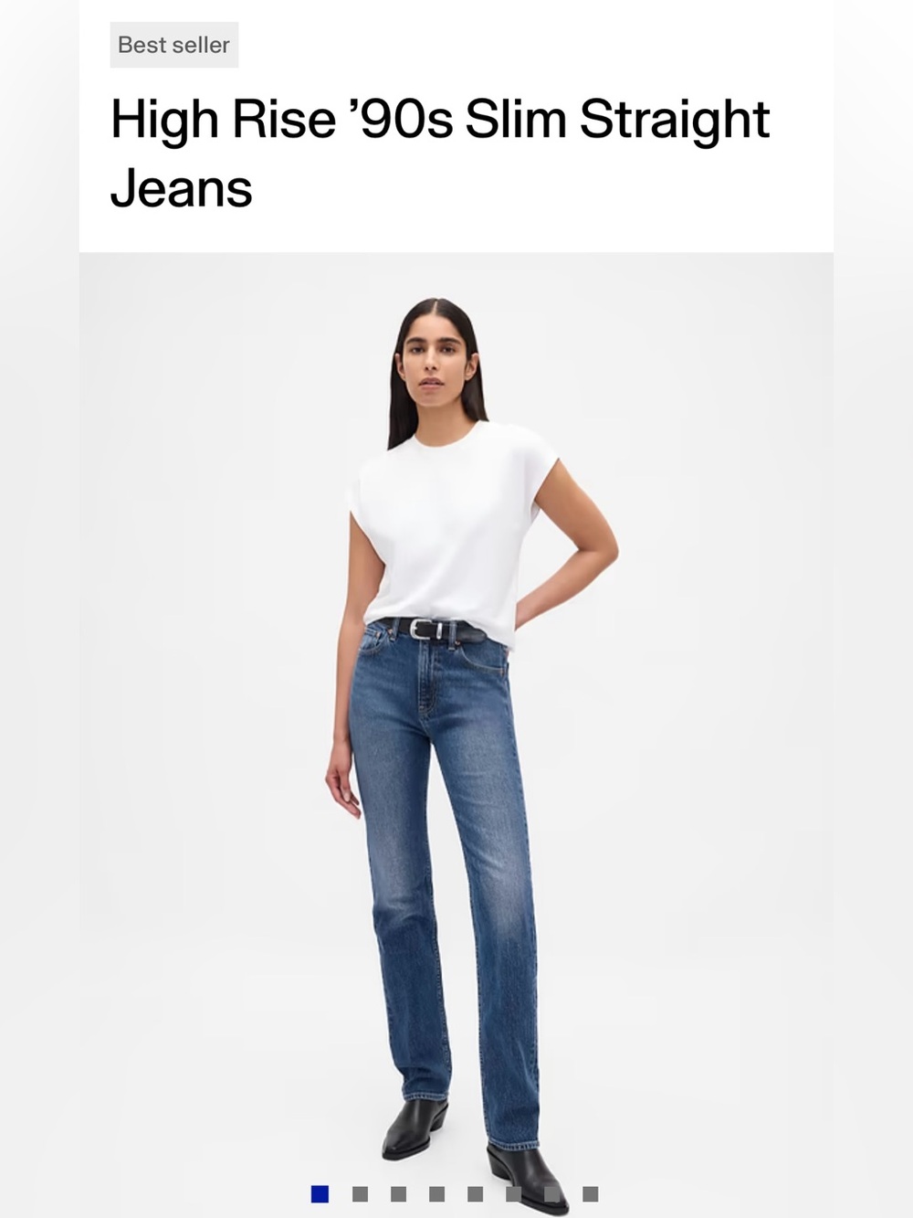GAP 90’s Straight High Rise Jeans